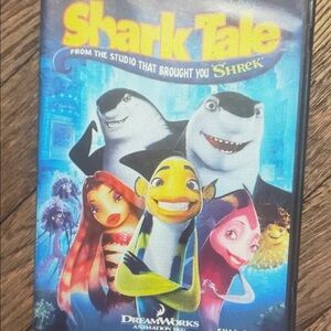 Dreamworks Shark Tale DVD with Blue and Yellow Cover